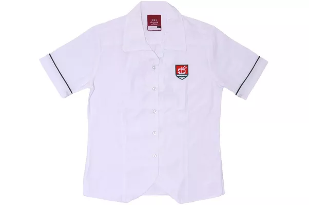 Shirt Junior White Short sleeved Bottle trim