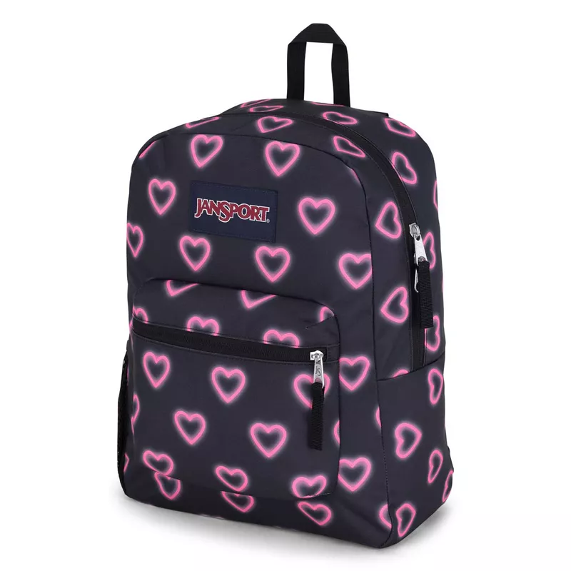 JANSPORT CROSS TOWN  - Happy Hearts Black