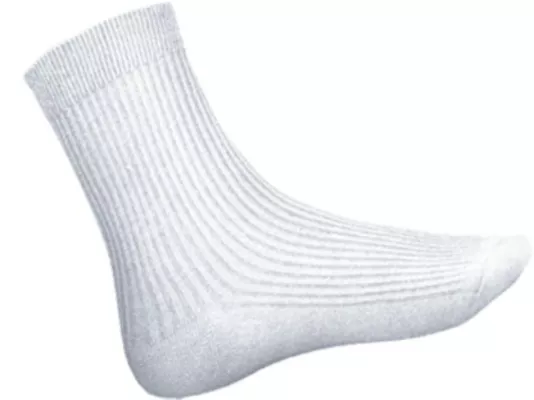 Sock white ankle (singles)
