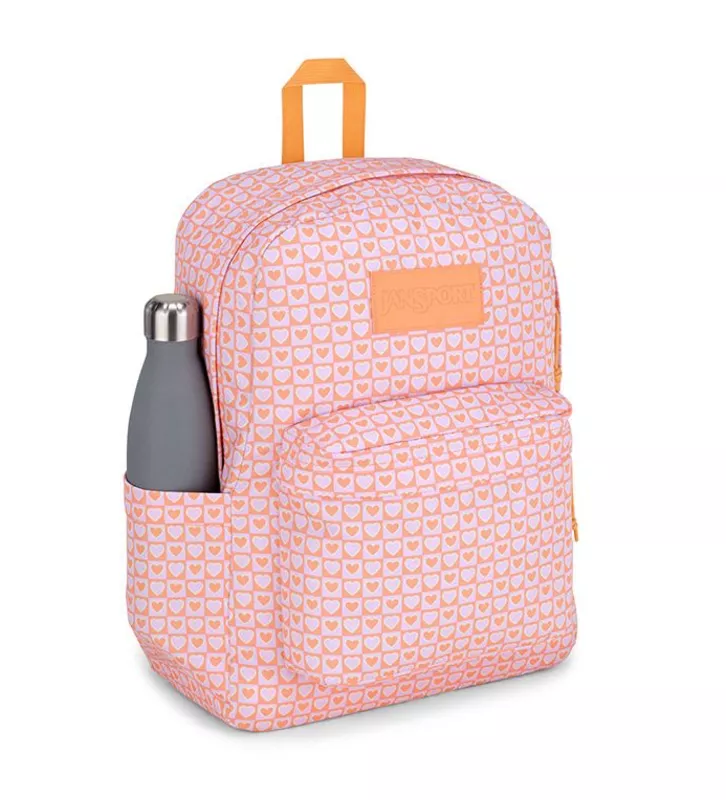 JANSPORT SUPERBREAK PLUS - Hyped Hearts Pink